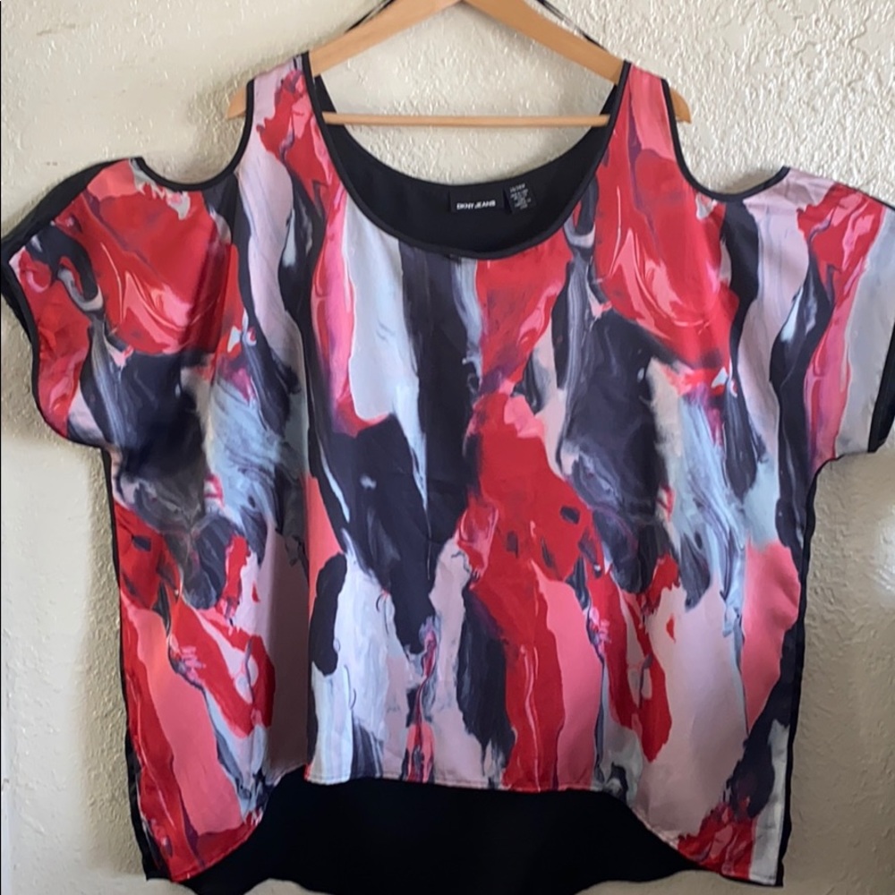 DKNY JEANS | Multi color cold shoulder